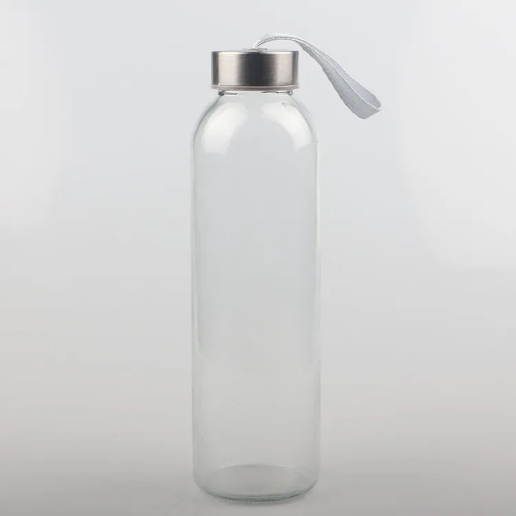 

Promotional water bottles drink bottle glass water drinking juice bottle 500ml, Clear