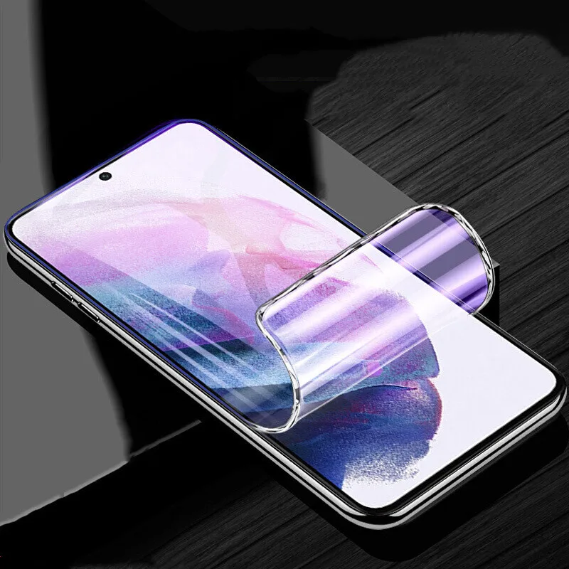 

Hydrogel Film Screen Protector For Samsung Galaxy S7 edge S10 S20 S9 Plus Ultra For A50 A51 A70 A30S S10E Soft Screen Protector, Clear