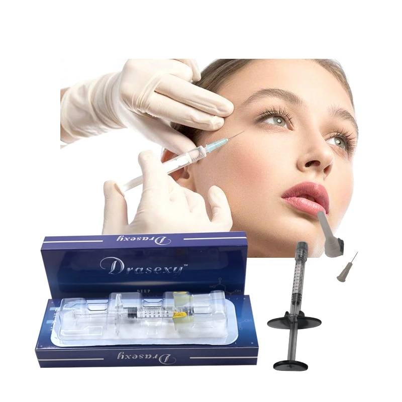 

1ML CE ISO approved Long lasting cross linked hyaluronic acid injection for pen Beauty Dermal Filler Hyaluronic Acid Injections, Transparent