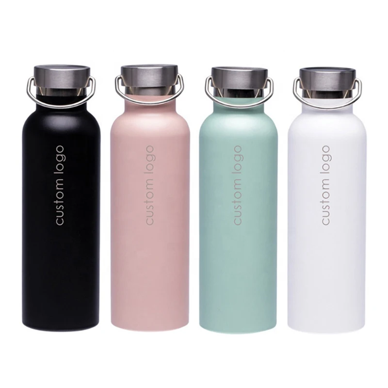 

Eco-Friendly Double Wall Custom Logo Bottle Water Standard Mouth Vacuum Insulated Drink Sports Stainless Steel Water Bottle