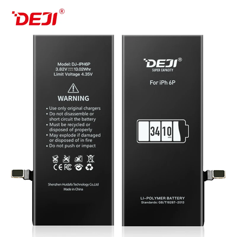 

DEJI factory Replacement battery 0 cycle battery for phone 6Plus 3300mAh