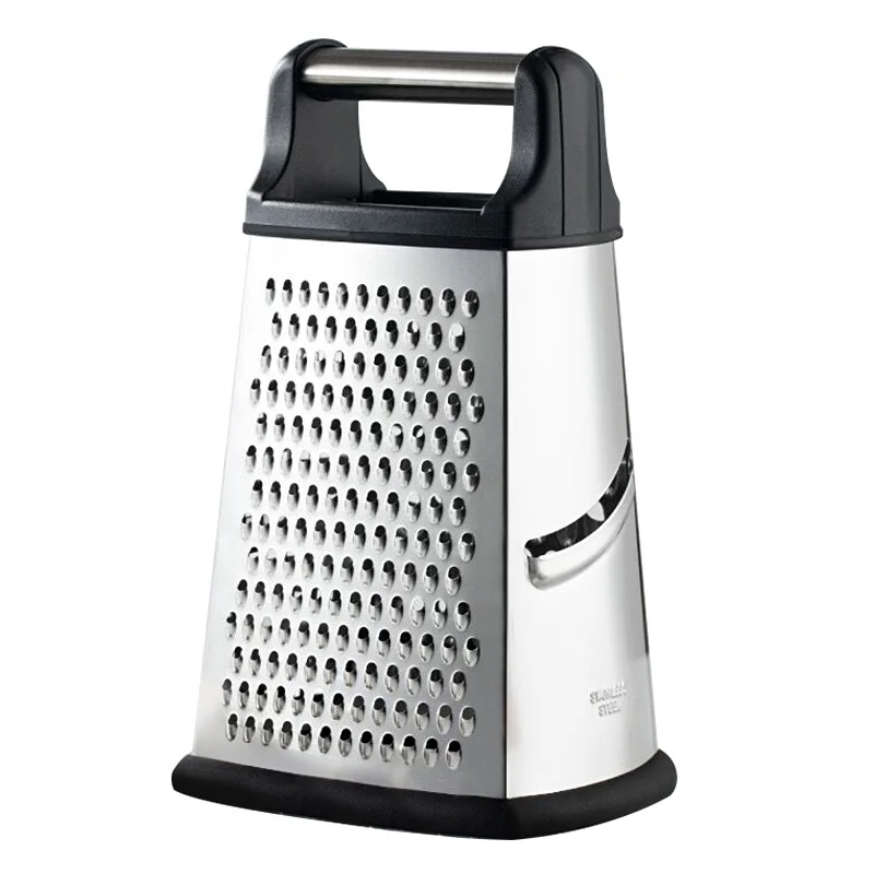 Hot Selling 8/9/10 Inches 4 Sided Cheese Grater Stainless Steel Vegetable Grater for Parmesan Cheese Vegetables Ginger