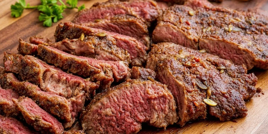Preparing a beef brisket before baking