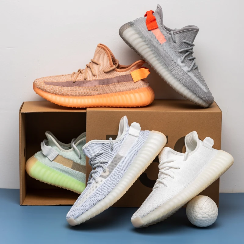 

2021 hot selling Yeezy 350 V2 Men and Women Breathable Sneaker Sports Casual Shoes, Many colors are available