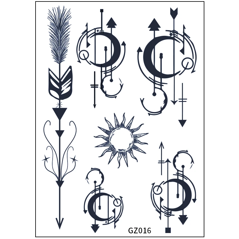 

Fashionable Body Temporary Tattoo Stickers 2020 Hot Sell Semi-permanent Hair Color New Designs for Women and Men Customized