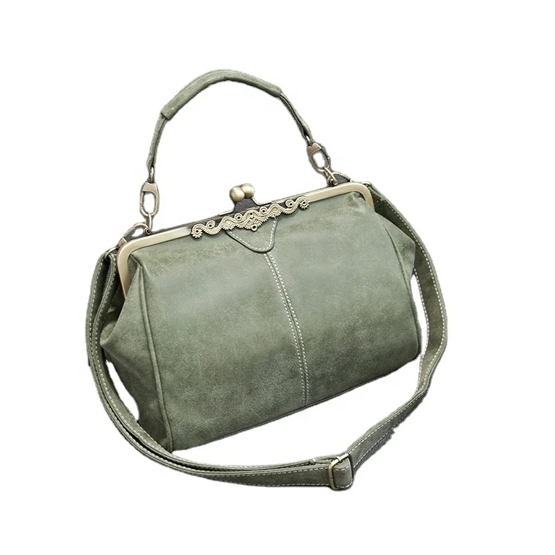 

New Arrive Women Shoulder Bags Luxury Nubuck Leather Clutch Designers Purse Women Handbags, Grren/rose red/blue/gray
