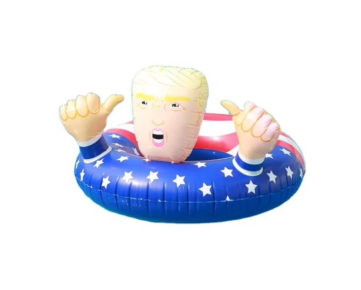 

Re-Election Presidential Floats Inflatable Donald Trump Pool Float Ring Swimming Tube