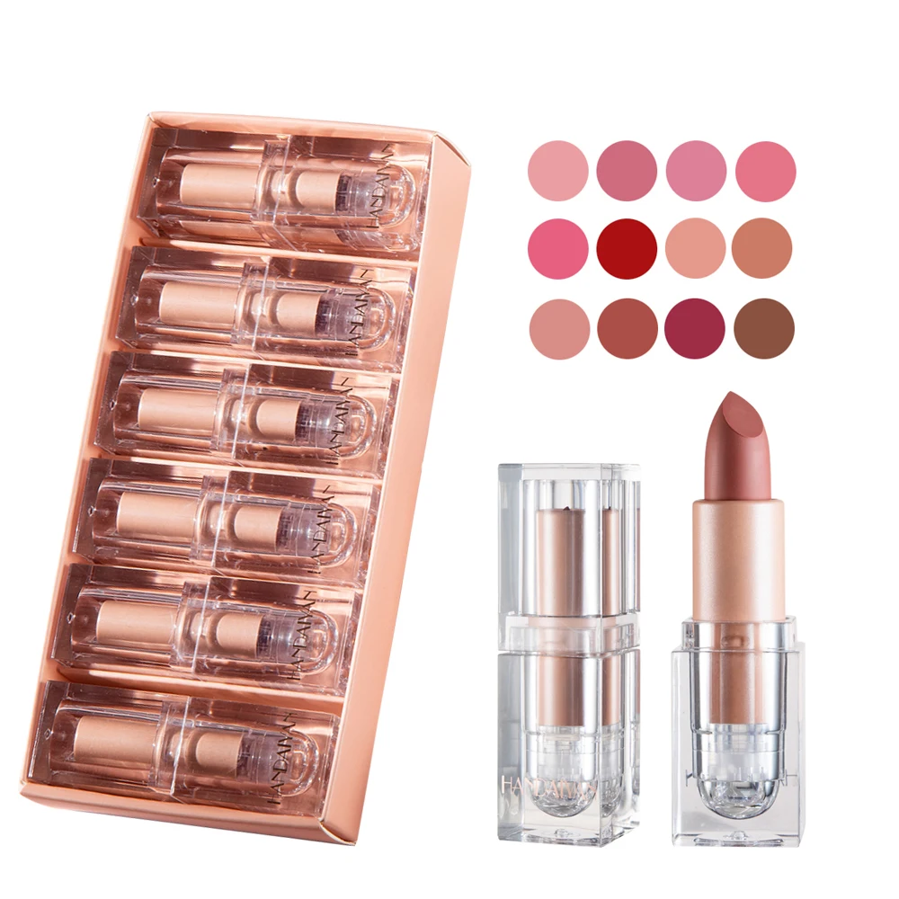 

HANDAIYAN 12 color matte lipstick set nude long lasting lipsticks makeup cosmetic