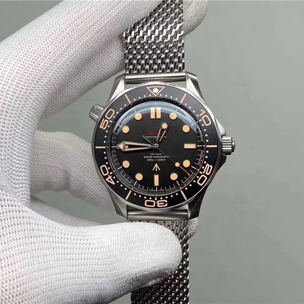 

Diver 300M 007 James-Bond no time to die 210.90.42.20.01.001 Titanium-Case Asian Automatic Mens Watch Sport Designer Watches