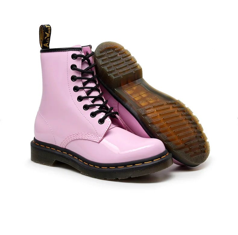 

Custom New Arrival Fashion Trending Big Size Women Ladies Ankle Shoes Platform Leather Pink Boots Female, 1color(pink)