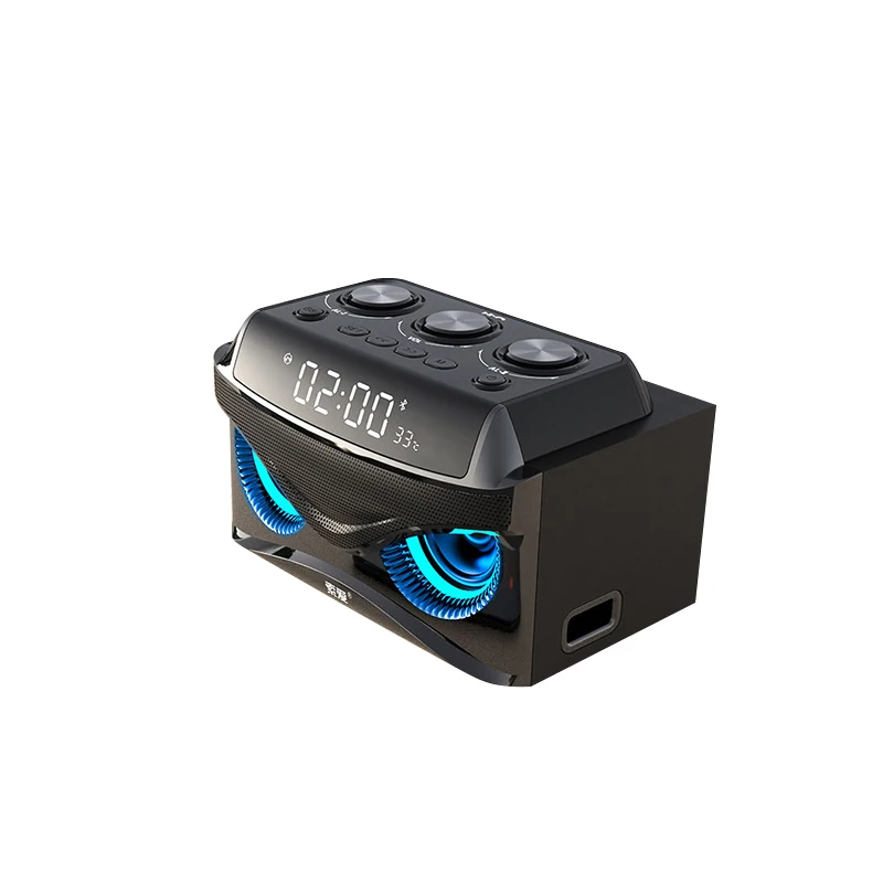

Wholesale Wooden Portable S68 Wireless LED Speaker Bass BT Speaker Loud Stereo Sound Box FM/TF/AUX/USB 2000Mah