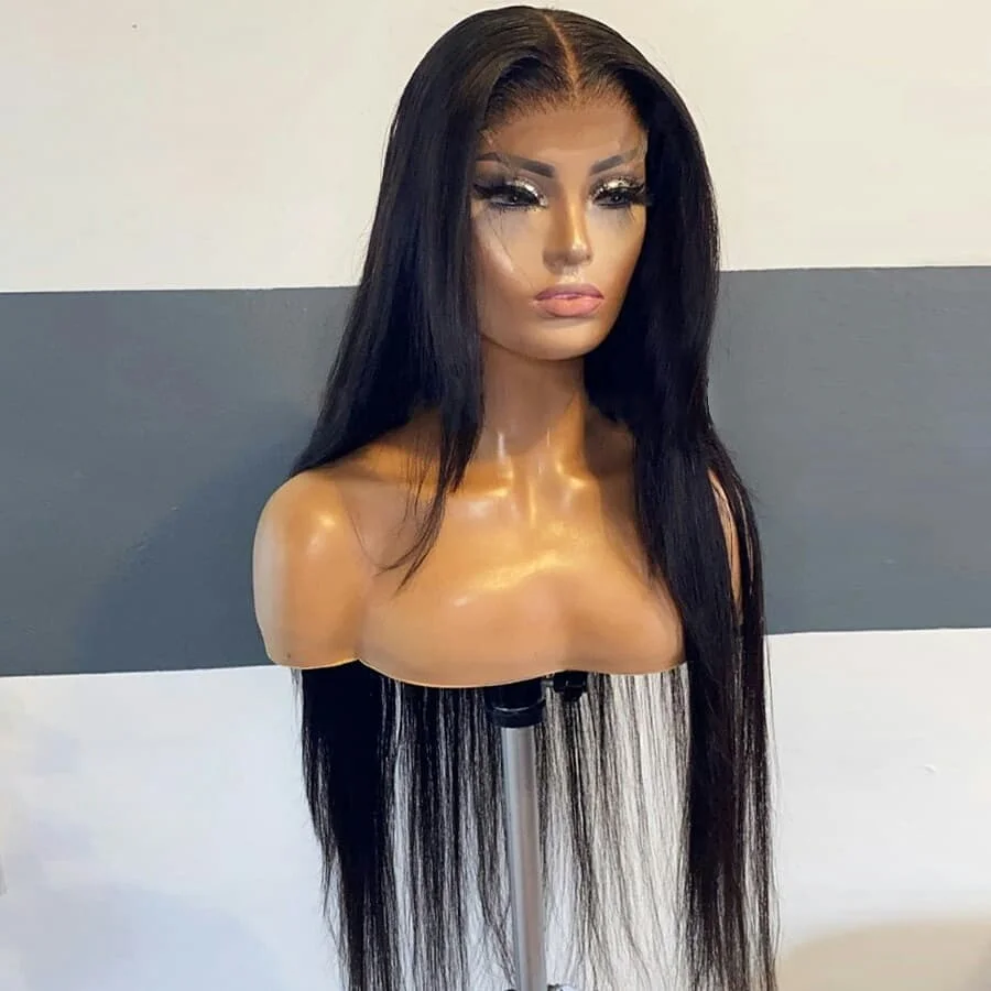 

Straight 4*4 Transparent Lace Wig Body Wave Hd Closure Wig