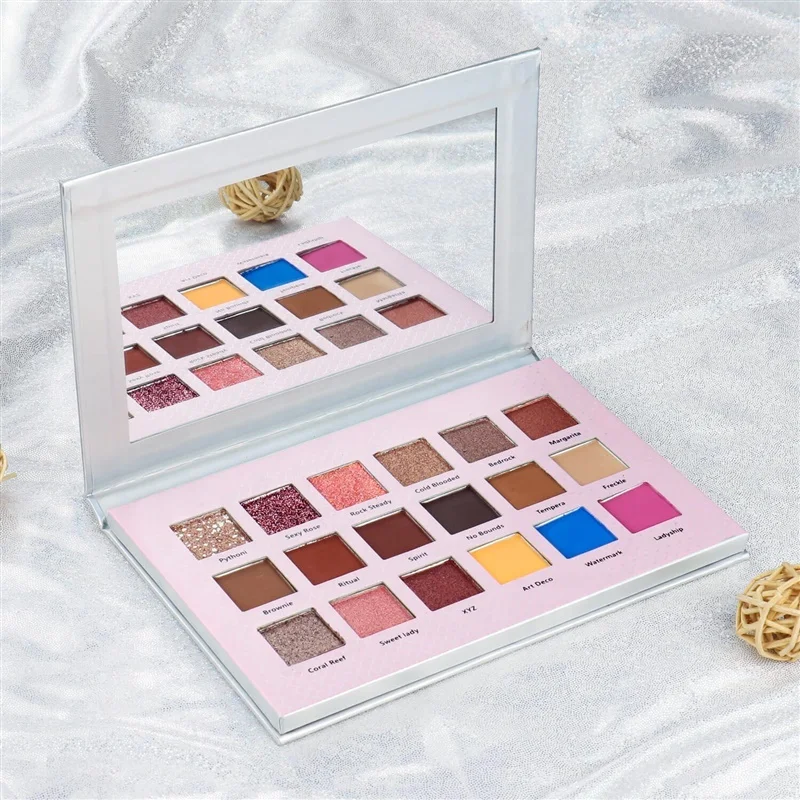 

High pigmented eyeshadow palette best quality natural eye shadow wholesale makeup eye shadow palette packaging