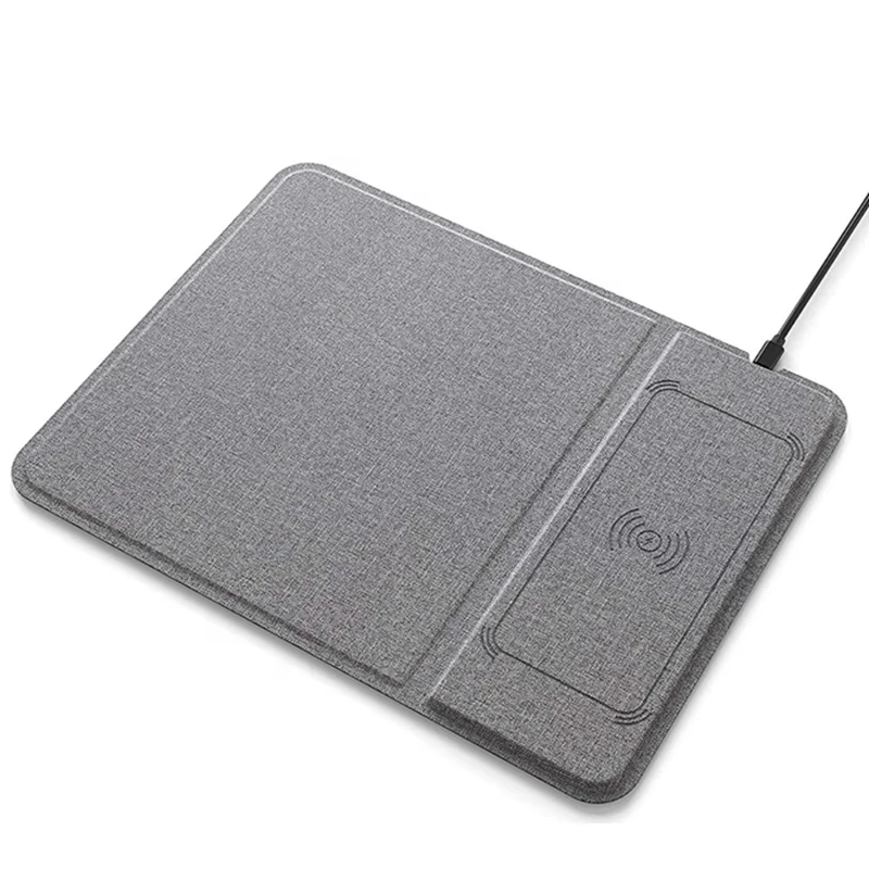 OEM Desktop Charging Mat Mobile Phone Wireless Charger Mouse Pad for iPhone11  S10  PixeL3