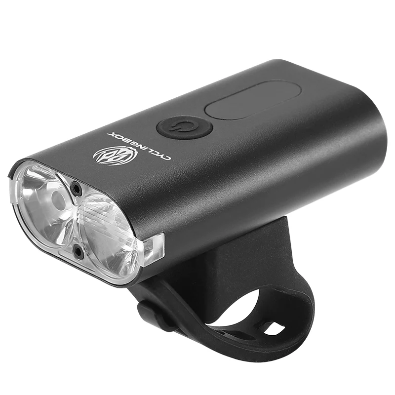 

Mountain bike road bike headlight bicycle flashlight, Black