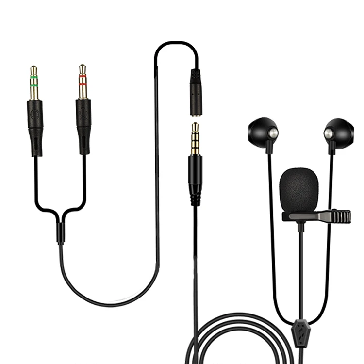 

Lavalier Microphone Noise Reduction Small Microphone Mobile Phone Live Sound Card Video K Song Mini Bee Microphone Headset