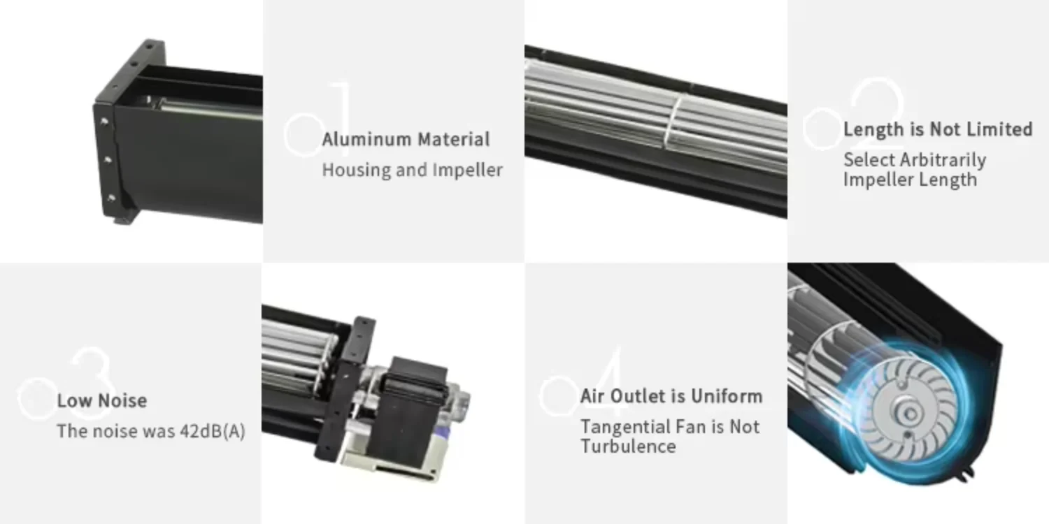 Tangential Fan, 230V, 50mm - detail 8