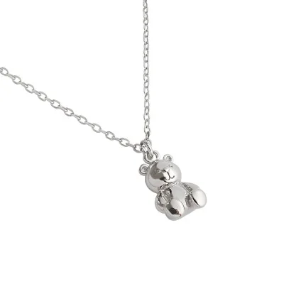 

Trendy Design Necklace Cartoon Pendant Silver 925 Necklace For Women, As picture