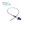 Rf coaxial fakra male C code with 1.13 or 1.37 cable assembly