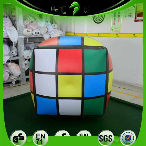 Сторона куба в шаре. Шар Рубика. Надувной кубик. Надувной шар куб. Кубик Рубика с шариками.