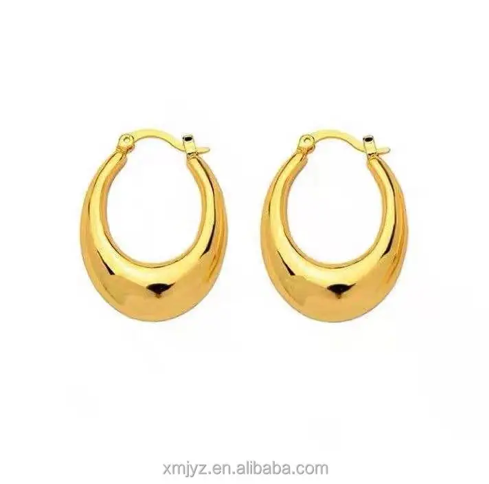 

Certified 18K Style And Tang Yixin Color Gold Au750 Earrings Fashion Earrings Europe America And Hong Kong Style