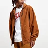 Export Wholesale Heavyweight Mens Cotton Canvas Hooded Bomber Jacket