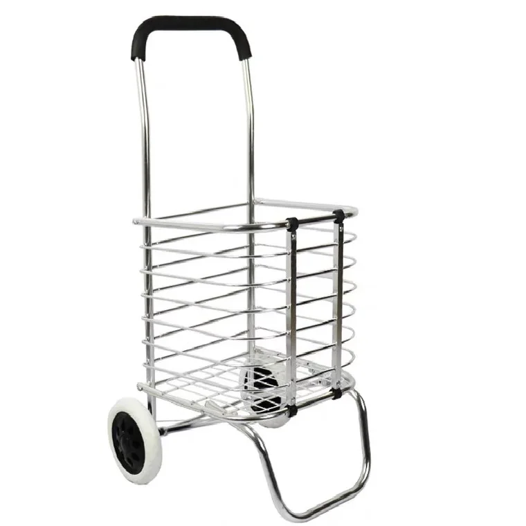 

Uni-Silent Portable Shopping Folding Trolley Foldable Hand Shopping Trolley Cart FST40