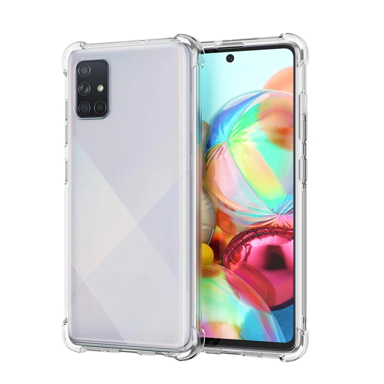 

For Samsung A71 Case,Shockproof Transparent Clear Mobile Covers Phone Case For Samsung Galaxy A71 Fundas Para Celulares