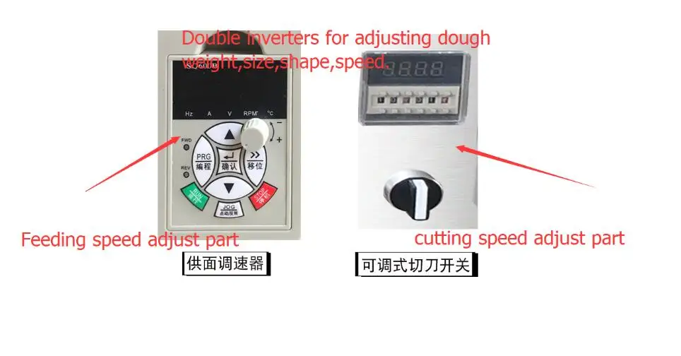 
Automatic air pump dough divider for breads 10-700g adjustable 