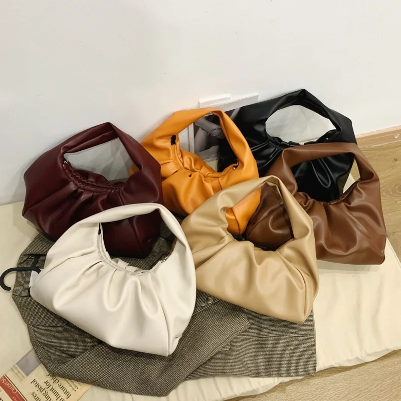 

2021 new arrivals ladies shoulder design bags elegant woman handbag, 6 colors