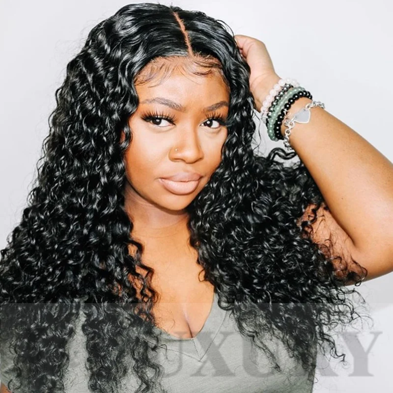 

High Quality 100% Human Hair hd lace wig pelucas deep curly wig manufacturers of human hair glueless wig