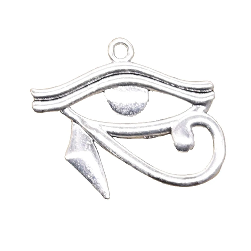 

Charms ancient egypt eye of Horus 33x27mm Tibetan Silver Color Pendants Antique Jewelry Making DIY Handmade Craft
