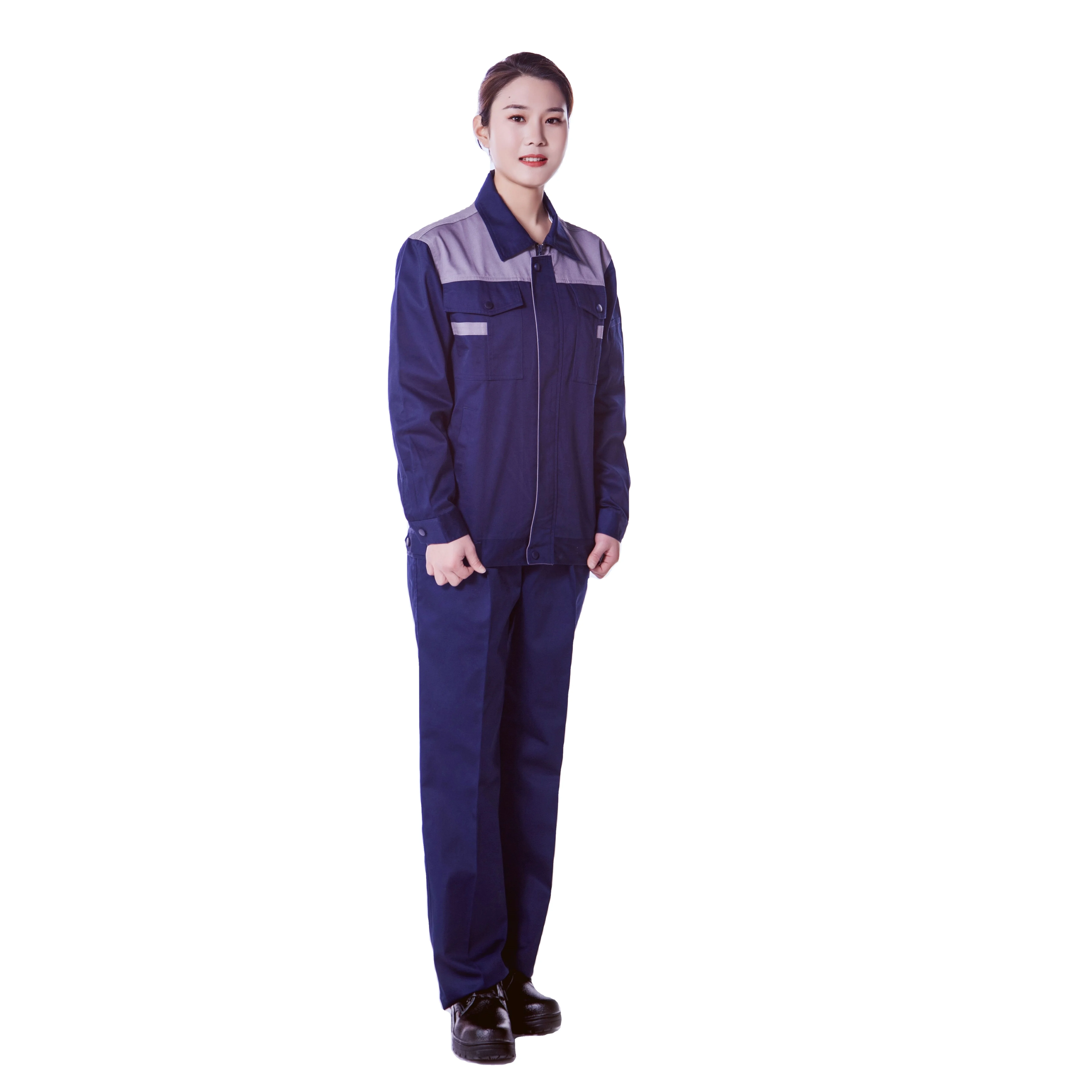 

Polyester cotton overalls Easy to wash workwear Wholesale autumn spring overalls