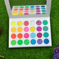 

Hot selling Sparkling Custom Logo 24 color Bright Eyeshadow Palette Private Label