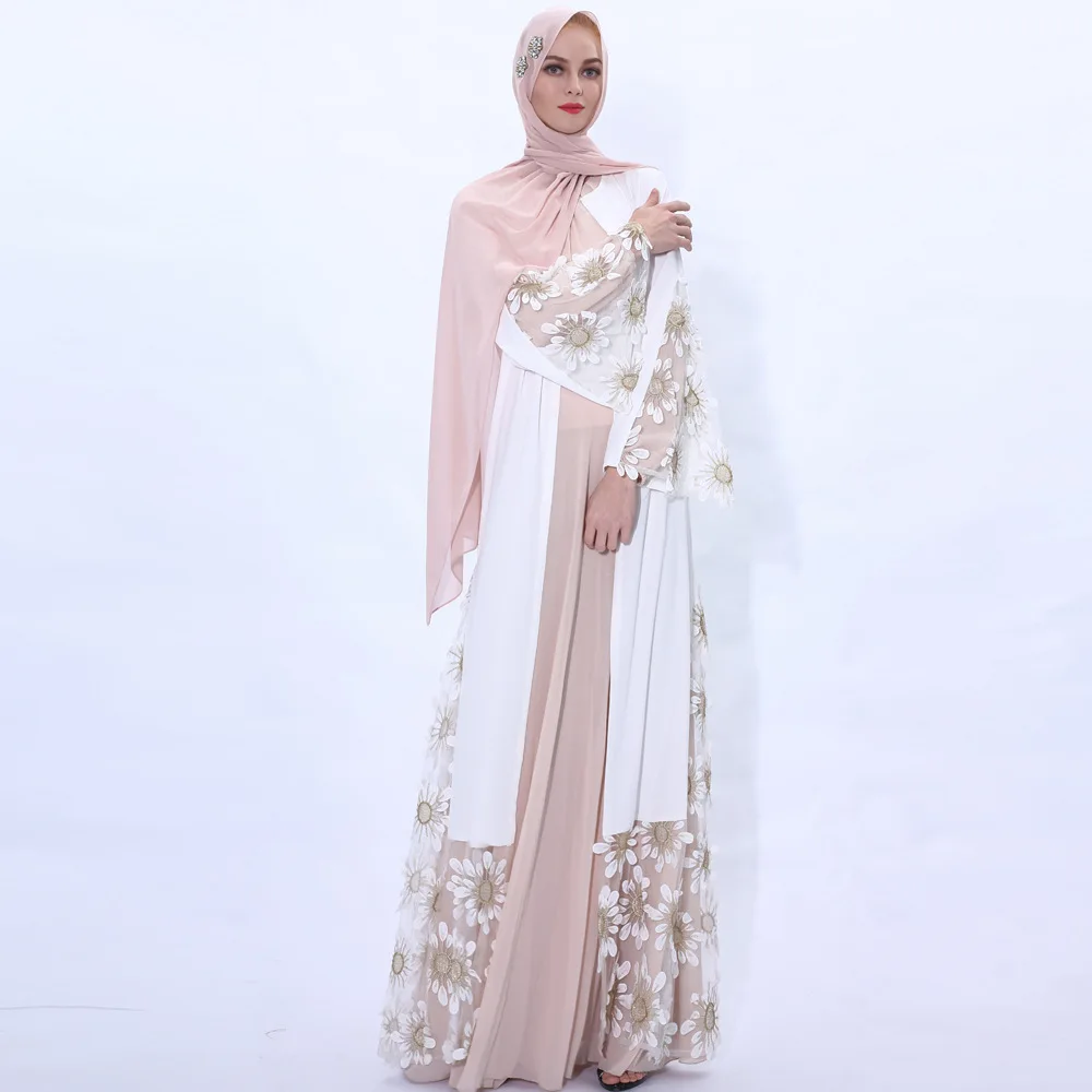 

INS Fashionable Ramadan plus size Fashionable Islamic Muslim clothes National clothes, 2 colors