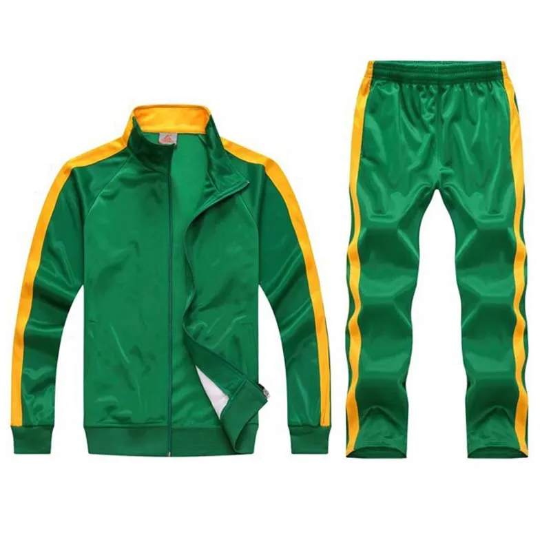 Hot Sale Oem Factory Custom running wear Men's Blank Tracksuit Breathable Training & Jogging Wear