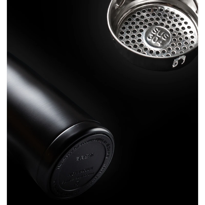 Custom Logo 500ml 304 Stainless Steel Thermos Flask Vacuum Insulated ...