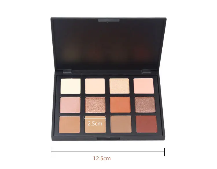 

Wholesale 12 colour cream eye shadow oem women eye shadow nude eye shadow palette