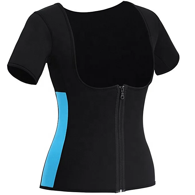

Waist Trainer Sauna Sweat Vest Neoprene Body Shaper Slimming Shapewear, Black