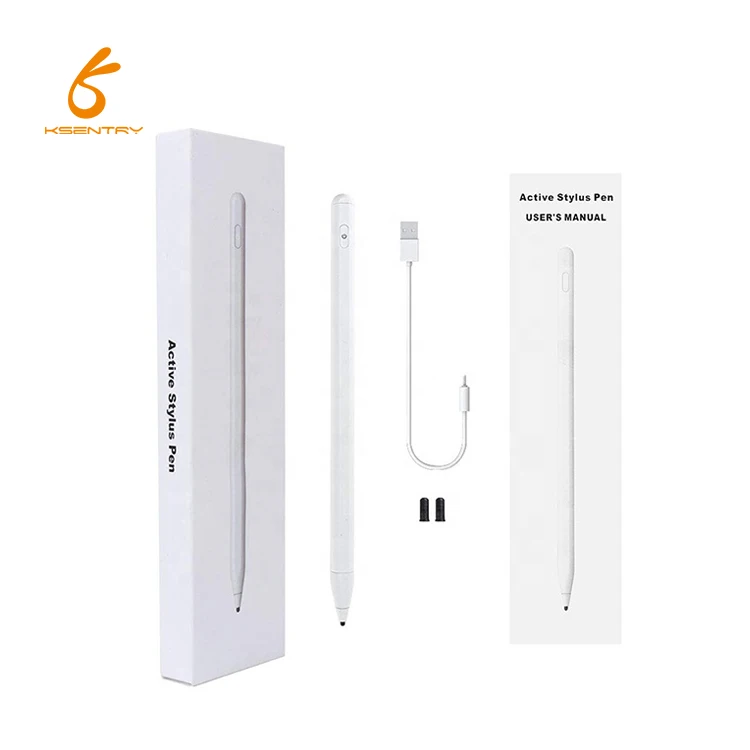 

2020 3rd Generation p3 Active Capacitive Touch Screen Stylus Pen for Tablet, White & black