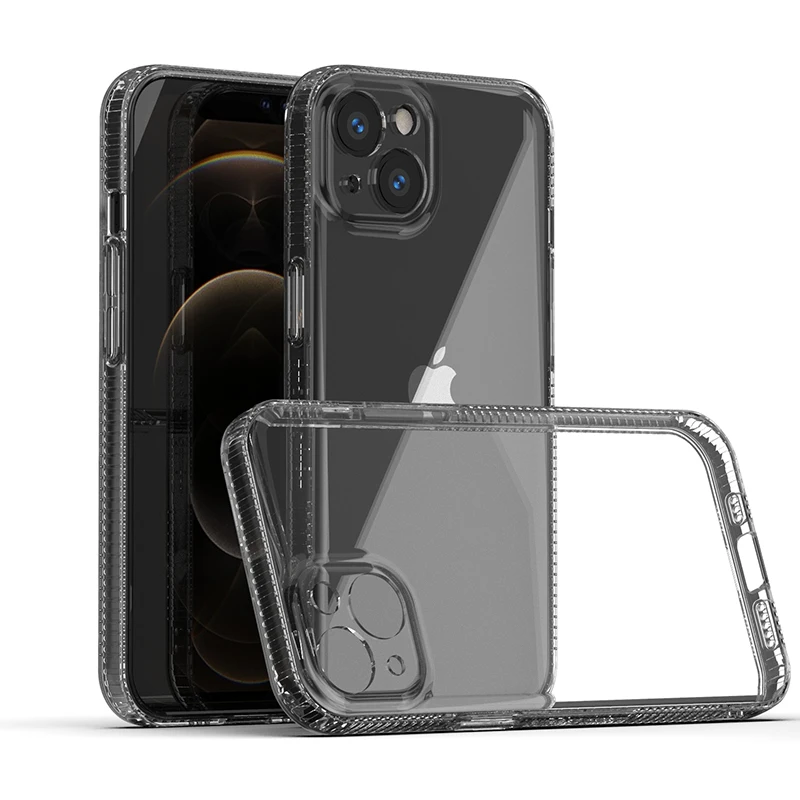 

New Design Clear Tpu Mobile Phone Cover For Iphone 13 12 11 Pro Max Xr Xs 7 8 GuangZhou Shockproof Transparent Phone Case, 9 colors
