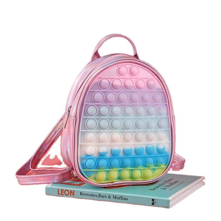 

Spanning backpack Children's reading bag Bubble squeeze backpack