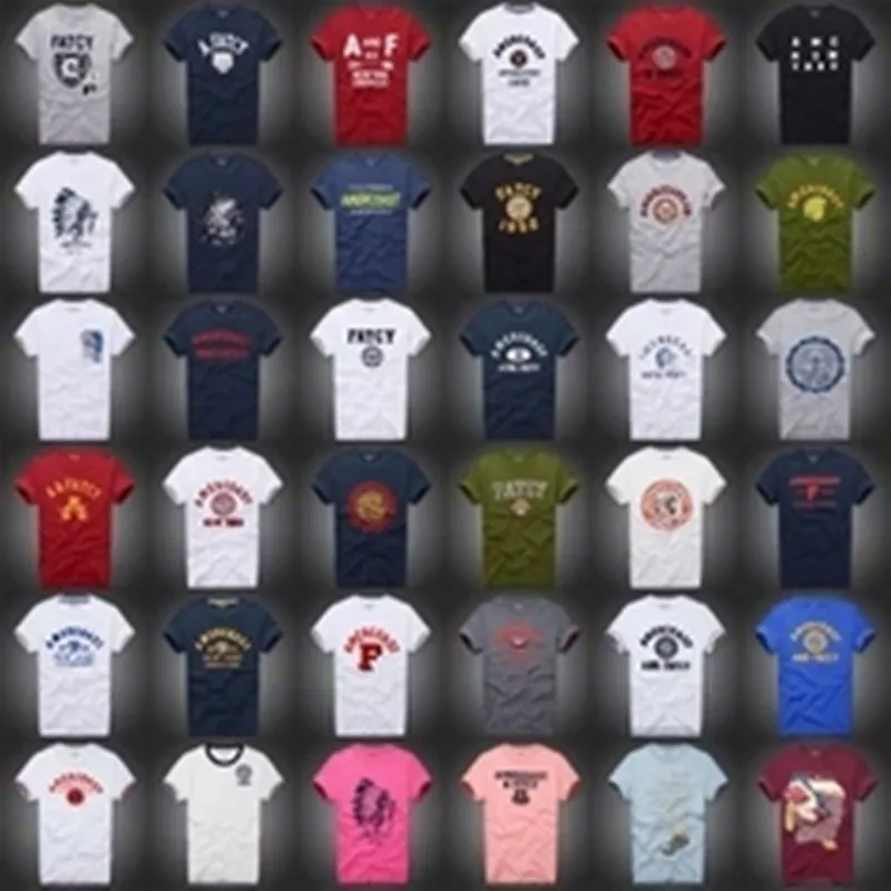 

Fashion printing men's round collar short sleeves T-shirt factory wholesale