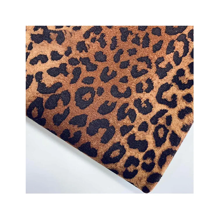 
SHINEDE TEXTILE 2020 free sample scuba suede flower digital printing on fabric material for dress 