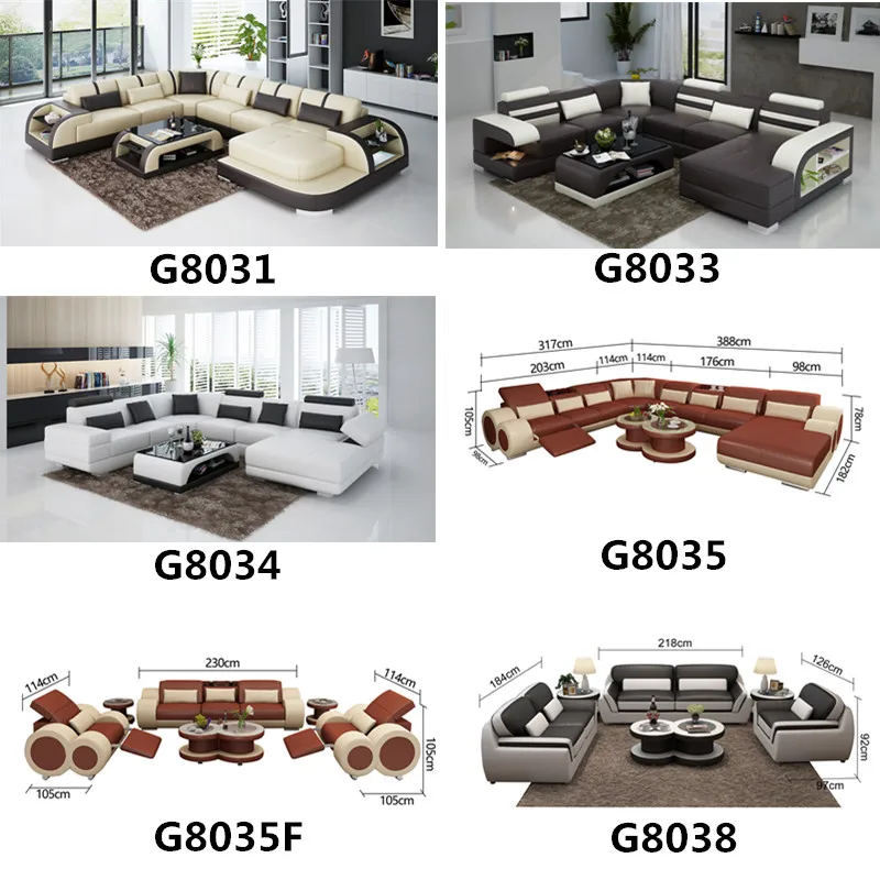 modern design corner sofa, L shape sectional sofa