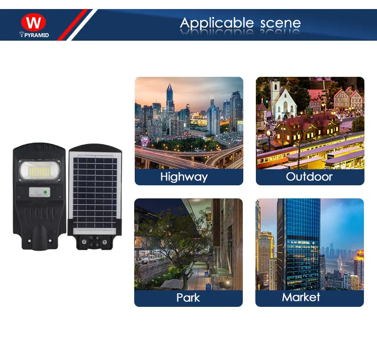 High lumen waterproof IP65 outdoor 50w led solar street light with high quality