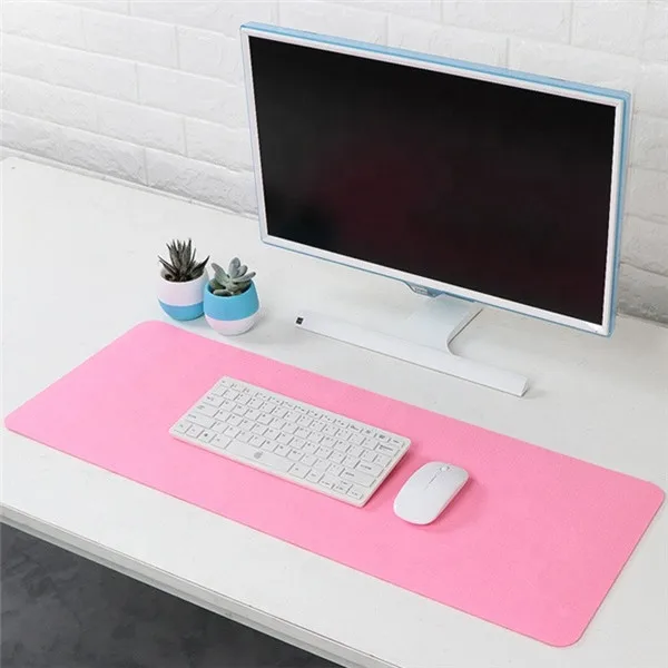 

Large Office Desk Mat Modern Table Keyboard Computer Felt Mouse Pad, Customized color