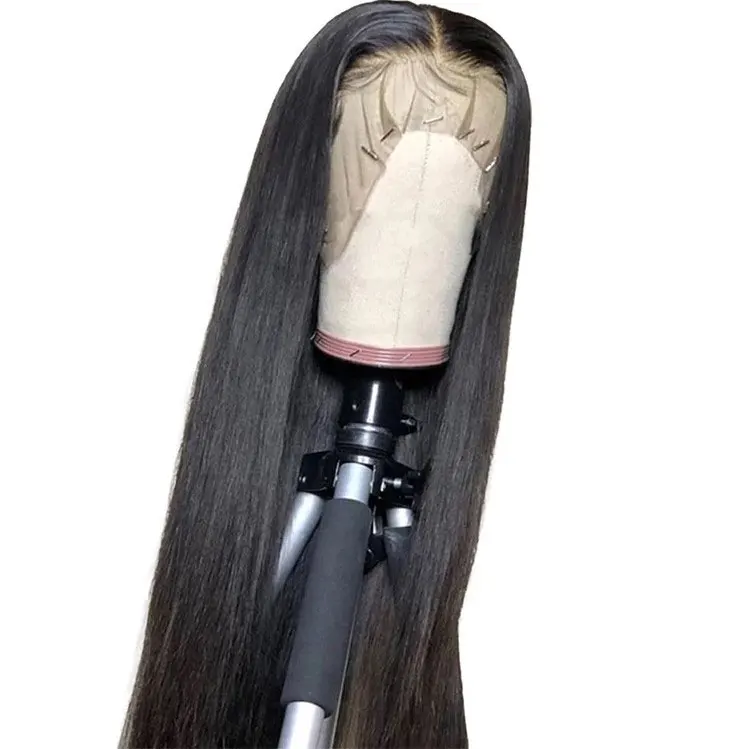 

Grade 12 Peruvian 40 Inch Wig 30 Inch Straight Human Hair Lace Front Wig Wigs Human Virgin Hair With Silk Base 40 Inches