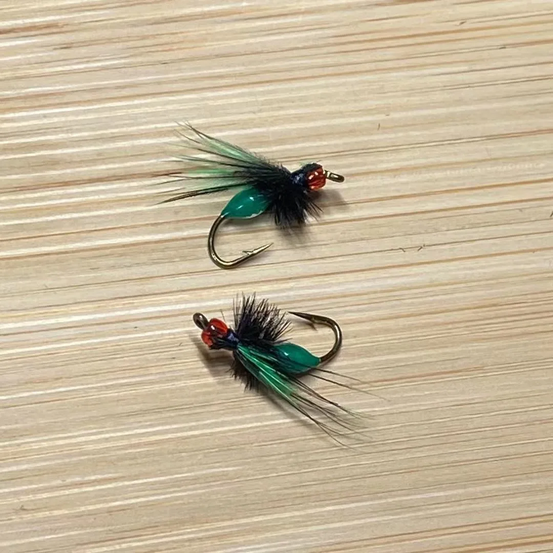 

rout Flies Wooly Bugger Lure Assortment Fly Fishing Streamer Flies OEM Hand Tied Artificial Fishing Baits Tackles Insect Lures, 1colors