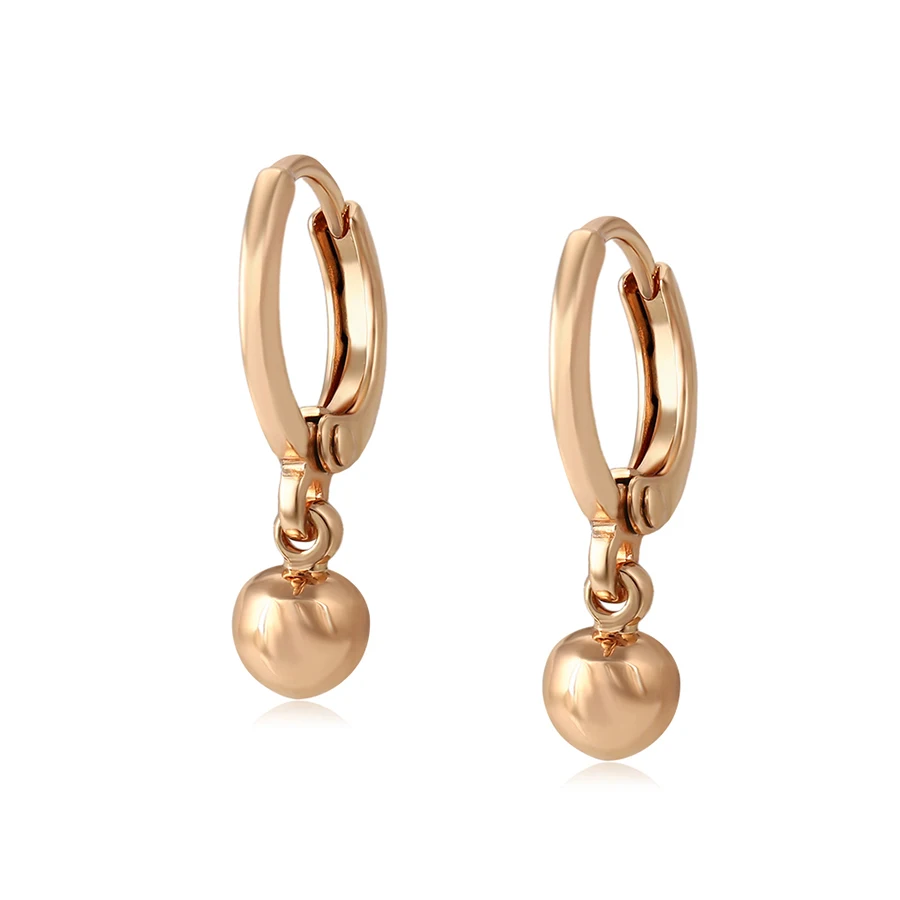 

99192 Xuping high quality ball Hoop Earrings jewelry